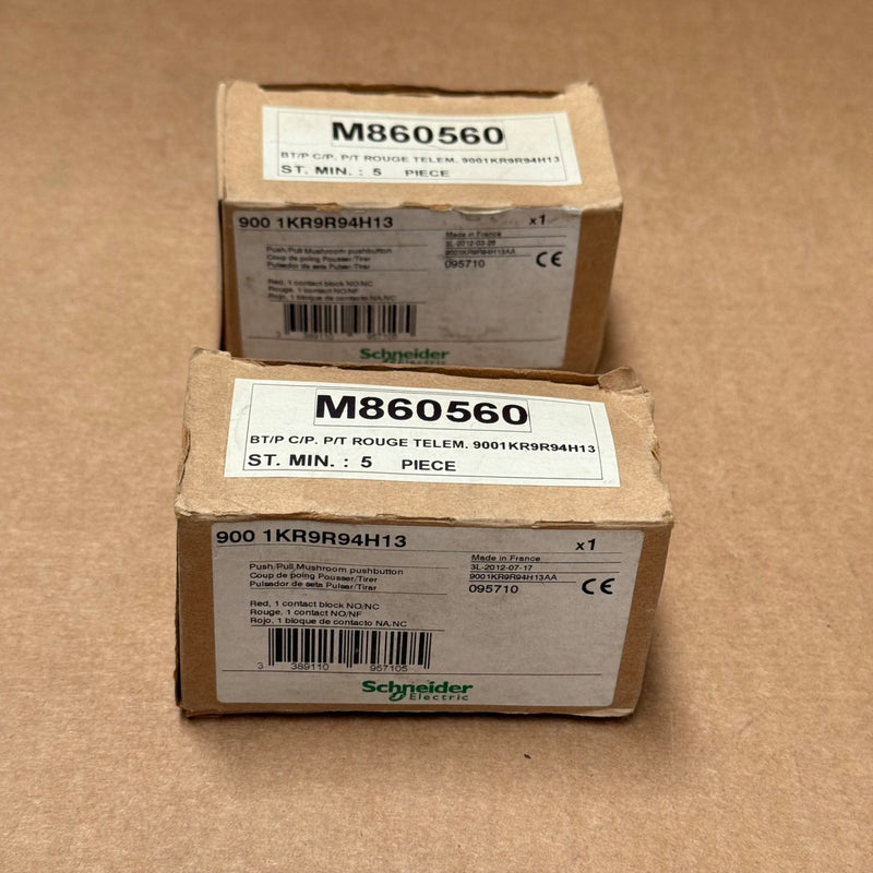 Schneider Electric – 9001KR9R94H13 – Harmony 9001K Mushroom Push Button 30 mm