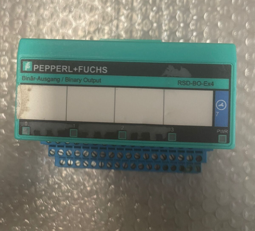 PEPPERL+FUCHS, RSD-BO-Ex4 Binary Output with RS-TB- EX.8C Safety Terminal Module