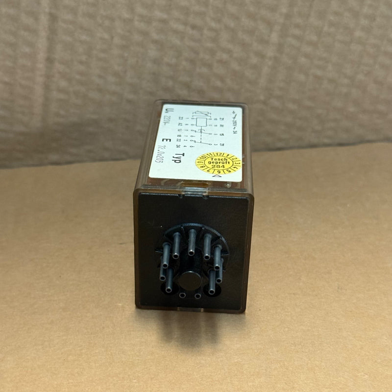 Tesch – E 72.0x203 – Analog Electronic Timing Relay / Timer (220V AC, 250V ~ 3A)