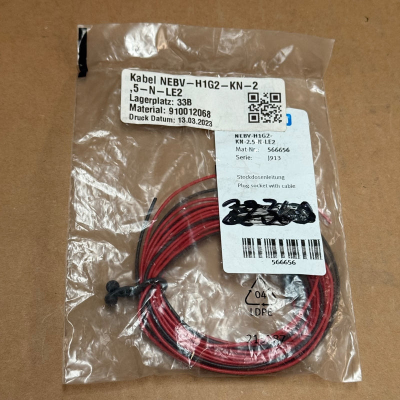 2PCs Festo – NEBV-H1G2-KN-2.5-N-LE2 (566656) – Plug Socket with Cable