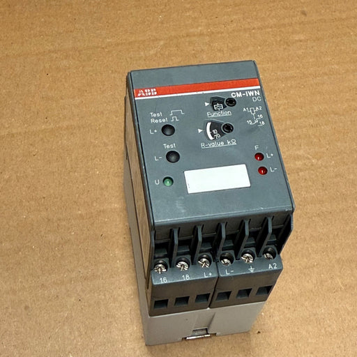 ABB – 1SVR450065R0000 (CM-IWN-DC) – Earth-Leakage / Insulation Monitoring Relay