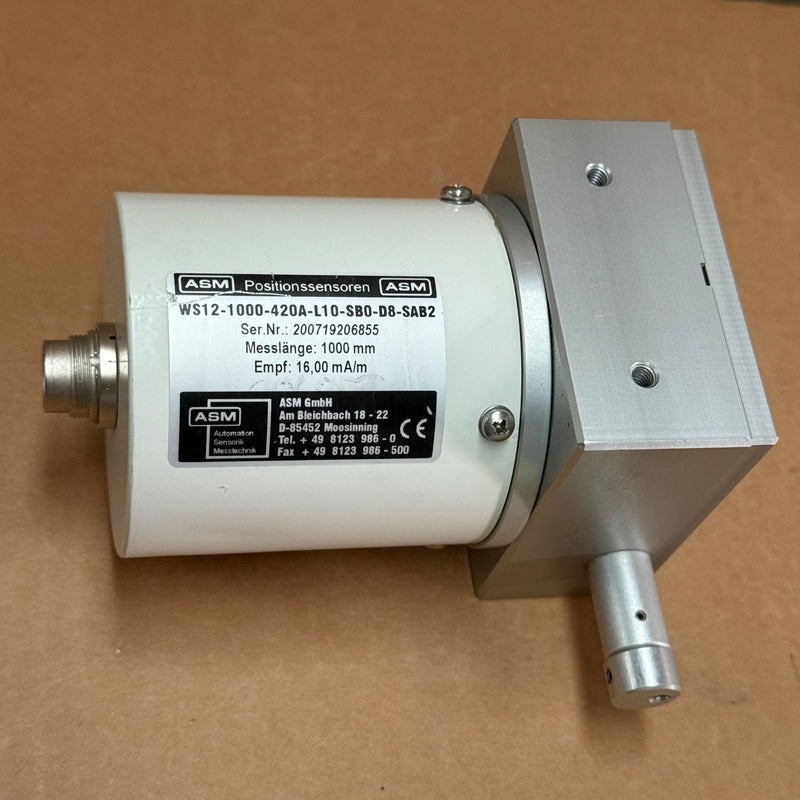 ASM Sensor – WS12-1000-420A-L10-SB0-D8-SAB2 – Cable Extension Position Sensor