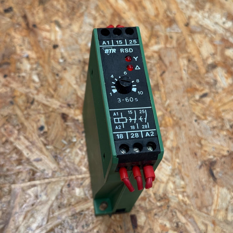 BTR Netcom – RSD (3–60 s) – Time Delay Relay / Star-Delta Timer