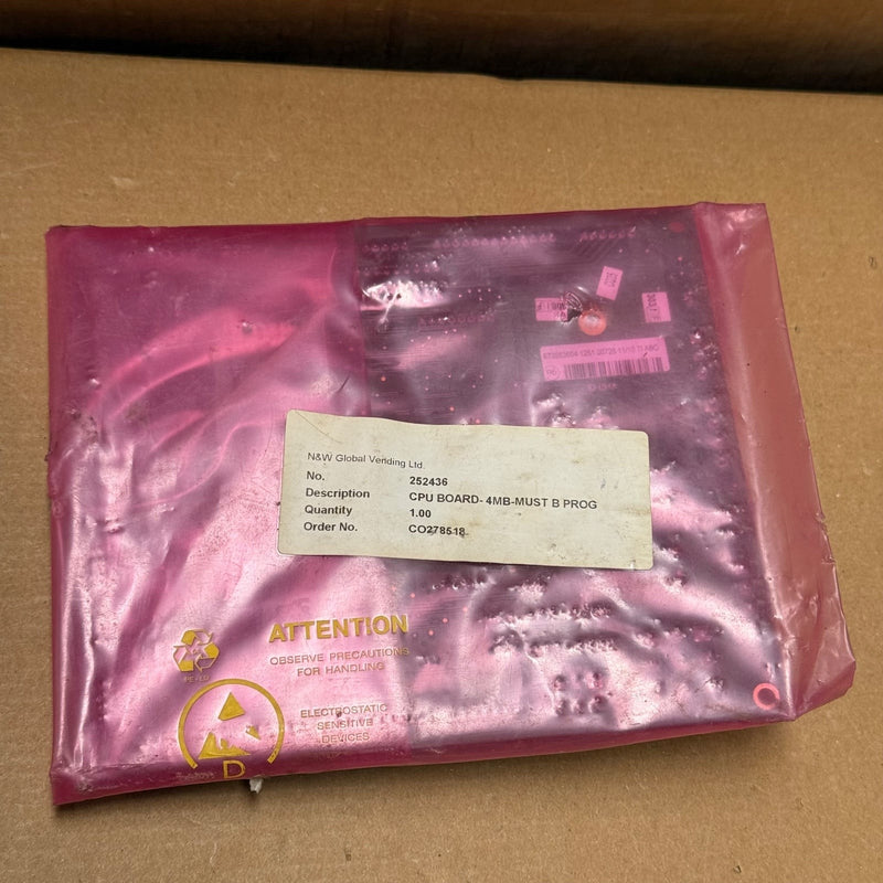 Evoca / Necta – 252436 – 16-Bit Main CPU Control Board (4MB)