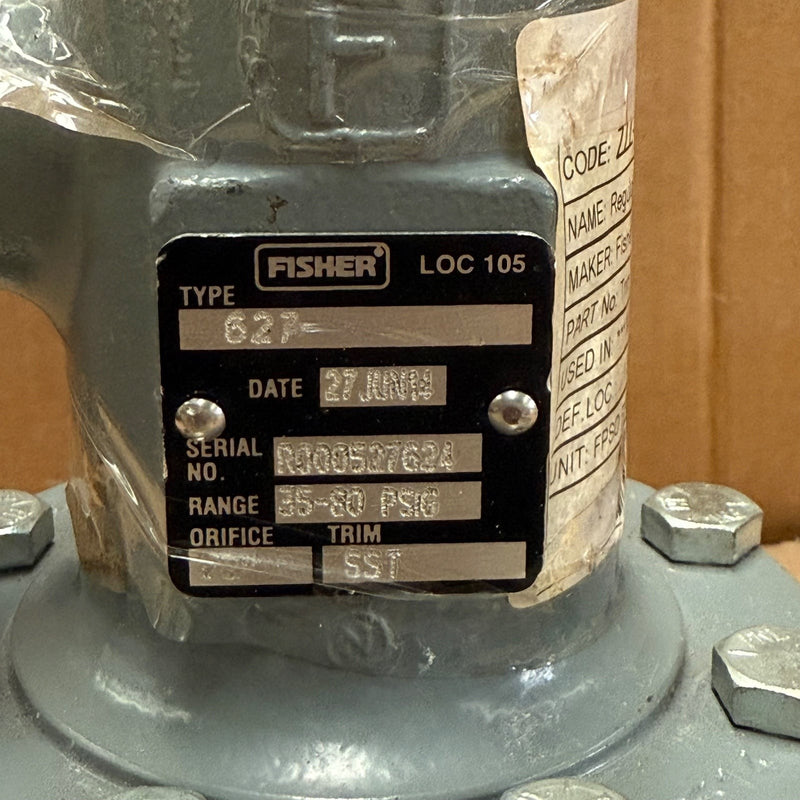 Fisher – 627 Series – Direct-Operated Pressure Reducing Regulator