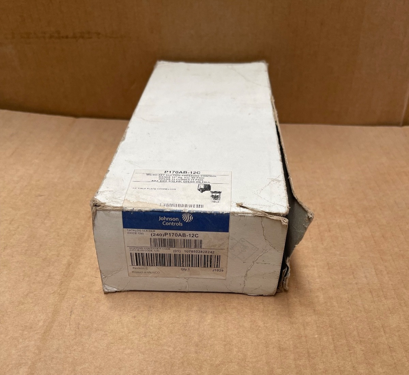 Johnson Controls – P170AB‑12C – Low‑Pressure Control Switch