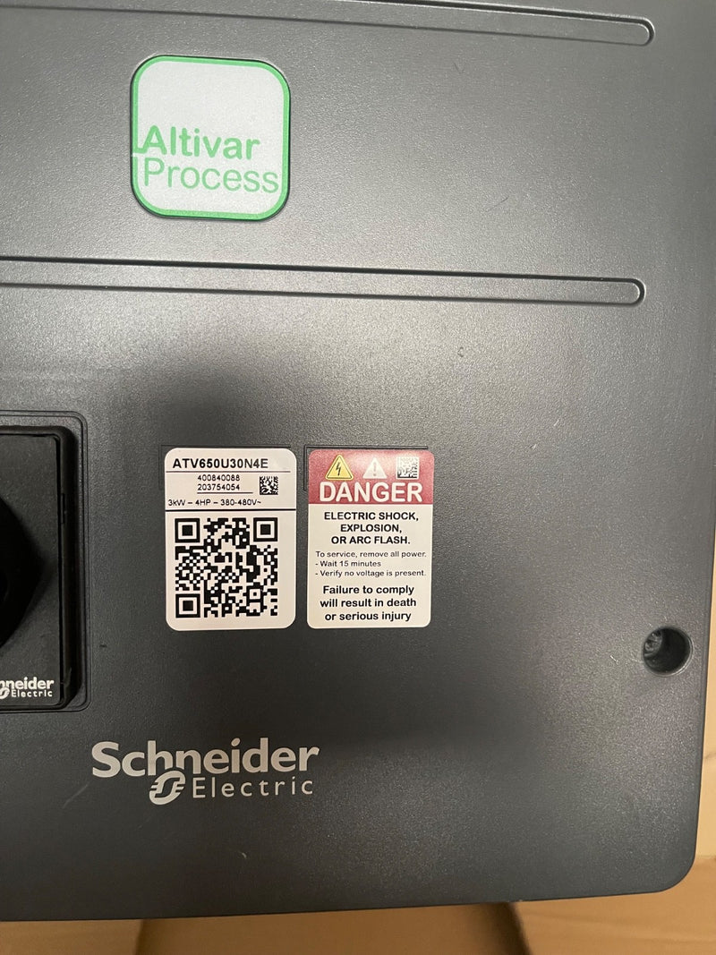 Schneider Electric – ATV650U30N4E – Altivar Process 3.0 kW VFD 380‑480 V IP55