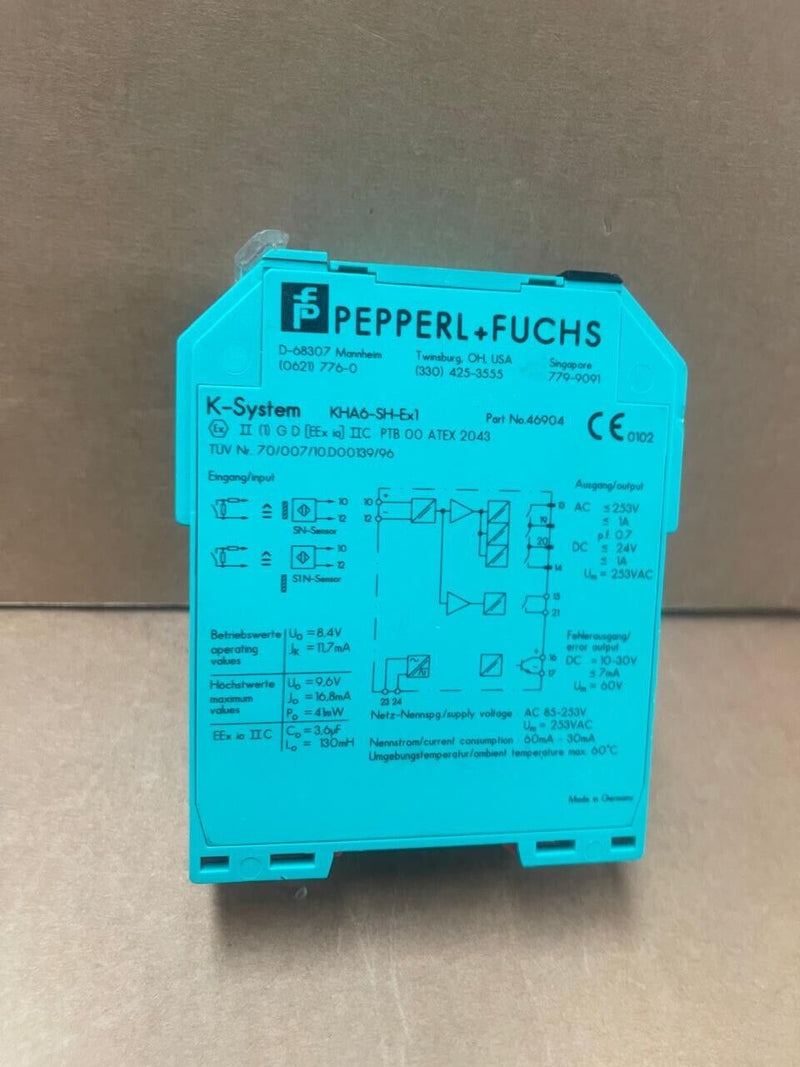 Pepperl+Fuchs - KHA6-SH-Ex1 - Isolated Barrier Switch Amplifier