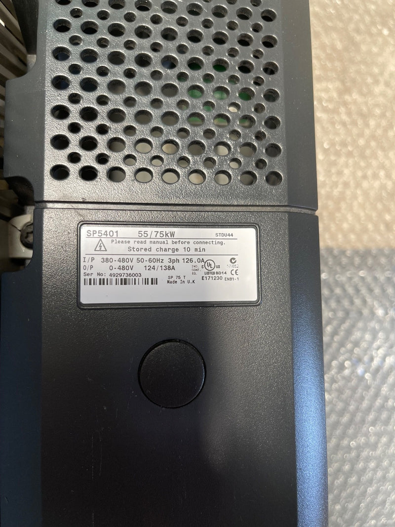 Emerson – Unidrive SP5401 – AC Variable Speed Drive 55 / 75 kW, 380‑480 V