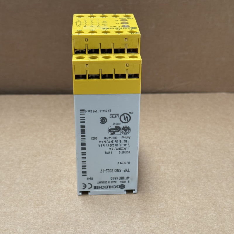 SCHLEICHER – SNO 2005-17 – Safety Relay