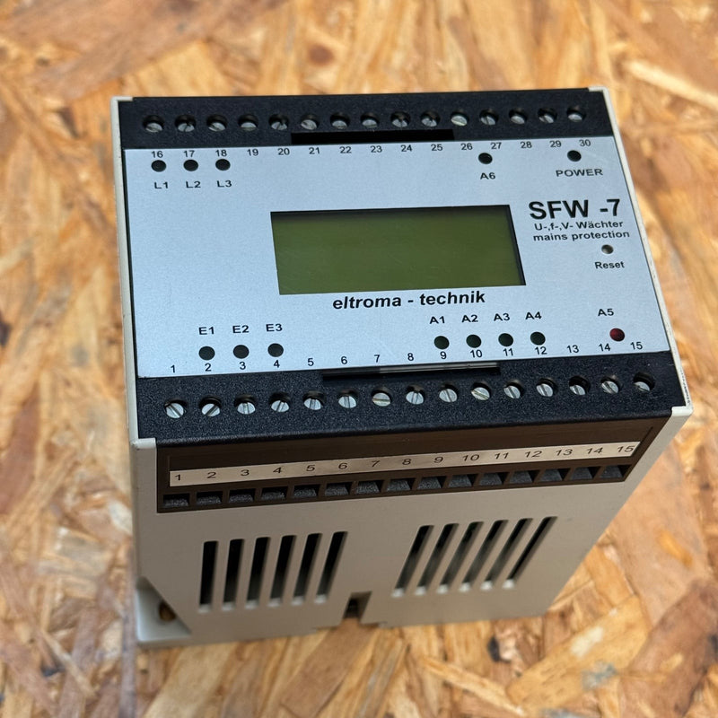 Eltroma-technik – SFW-7 – Mains Protection Relay / Voltage and Frequency Guard