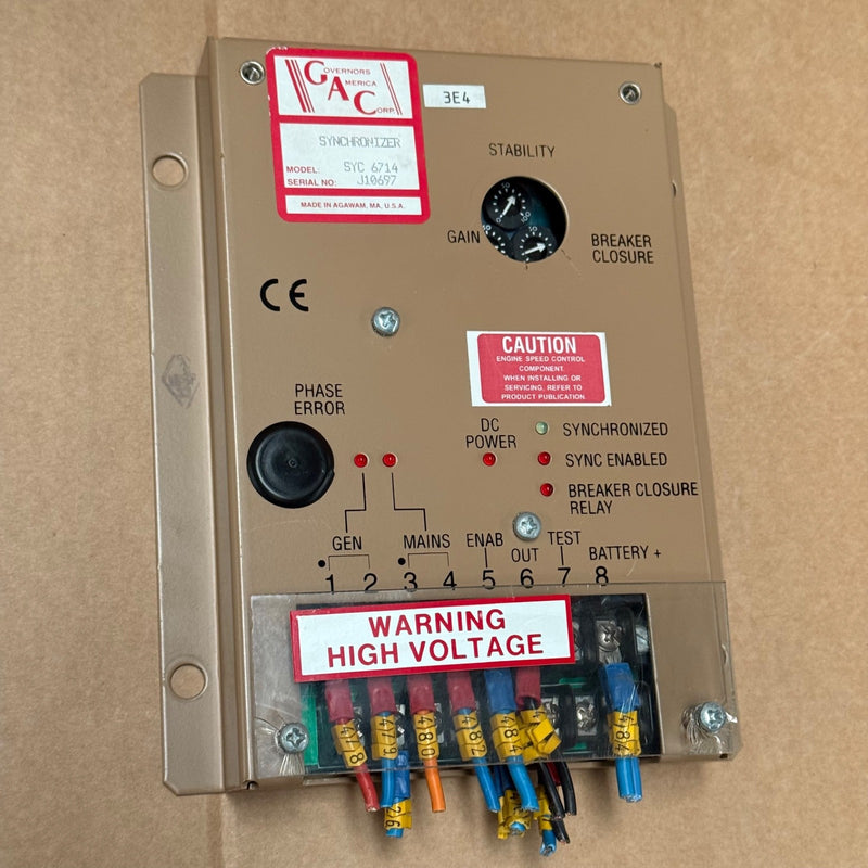 GAC SYC6714 Generator Synchronizer Module – Automatic Generator Synchronizer