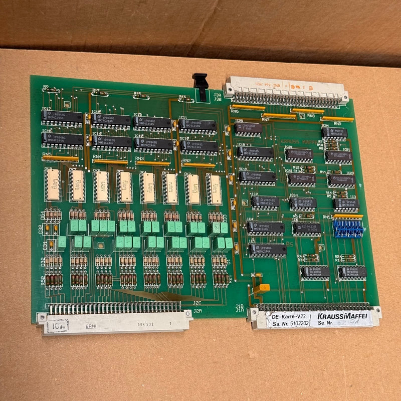 KraussMaffei – DE-Karte-V23 (5102202) – Input/Output Control Circuit Board