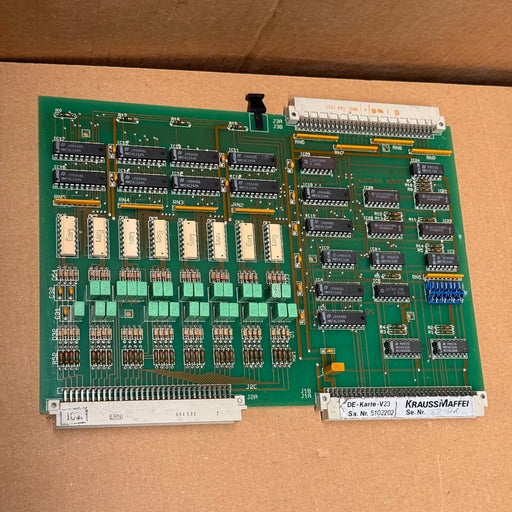 KraussMaffei – DE-Karte-V23 (5102202) – Input/Output Control Circuit Board