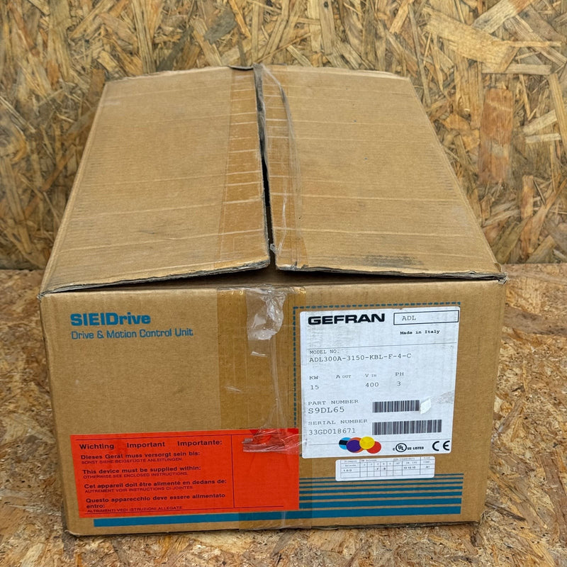 Gefran – ADL300A-3150-KBL-F-4-C – Series ADL300 Lift Flux Vector Inverter