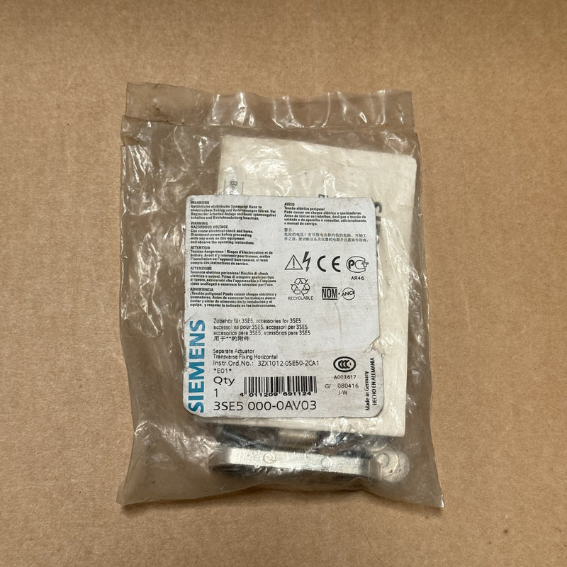 3PCS Siemens – 3SE5000-0AV03 – Separate Actuator
