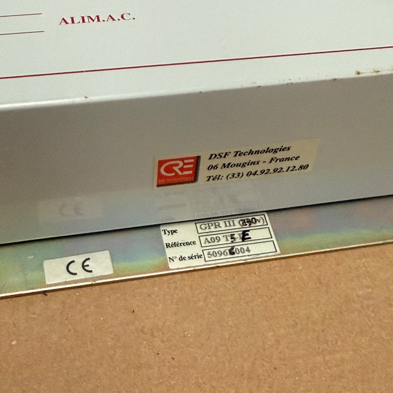 DSF Technologies – A09 T5E – GPR III Power Regulation Controller