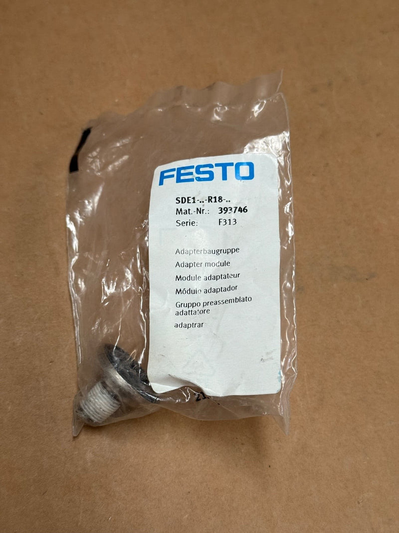 2PCs Festo – 393746 (SDE1-..R18-..) – Pneumatic Adapter Module / Fitting
