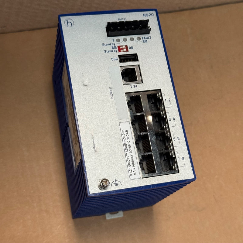 Hirschmann – RS20-0800T1T1SDAEHH06.0.01 – Managed Industrial Ethernet Switch