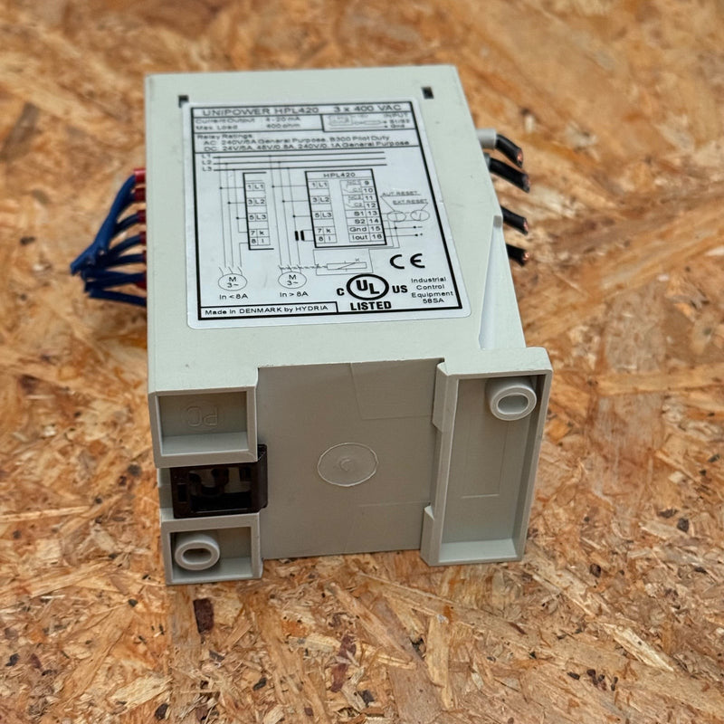 Unipower – HPL420 – Load Monitor / Over- / Under-load Supervision Relay