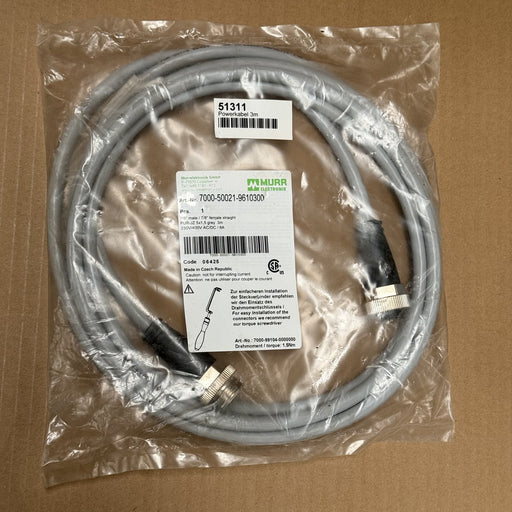 Murr – 7000-50021-9610300 – Connection Cable 7/8'' Male, 7/8'' Female