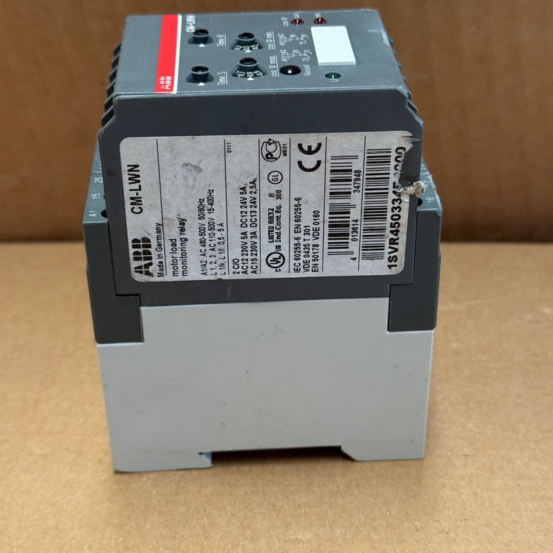 ABB – CM-LWN (1SVR450334R0000) – Electronic Motor Load Monitoring Relay
