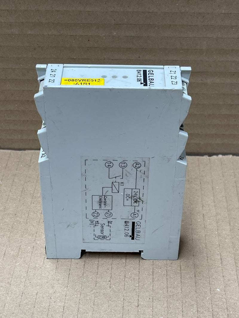 Gelbau – B412.06 – DIN‑Rail Safety/Control Relay Module 24 V DC