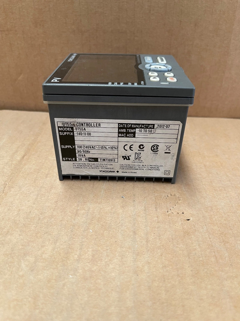 Yokogawa UT55A Digital Indicating Controller – 1/4 DIN Process Controller, PID