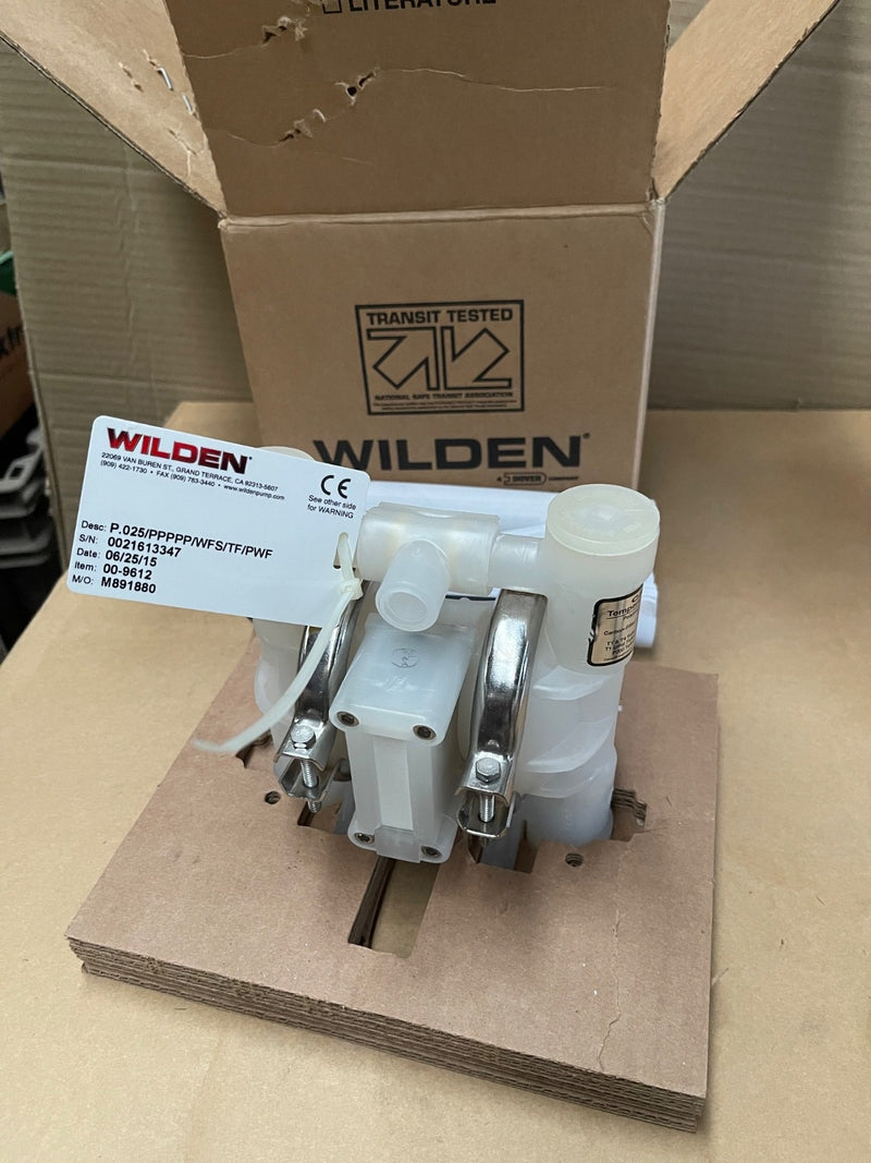 Wilden – P.025/PPPPP/WFS/TF/PWF – 1/4″ Air‑Operated Diaphragm Pump (Pro‑Flo®)