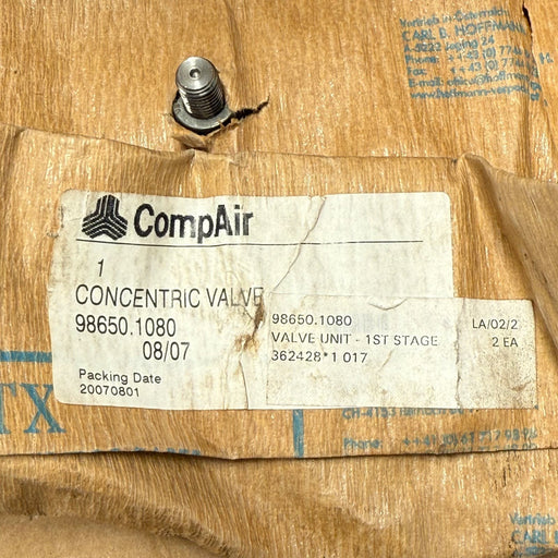 CompAir – 98650.1080 (98650/1080) – 1st Stage Valve Unit Assembly