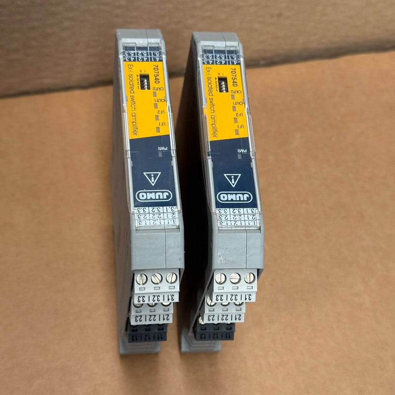 JUMO – 707540/38 – Two-Channel Ex-i Isolating Switch Amplifier