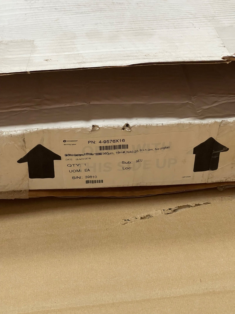 Coherent – 4‑9576X16 – QBH Output Fiber 100/360 μm, 16 m, NA 0.20, No Pigtail