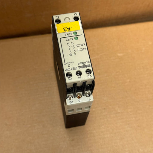 Entrelec (Schiele) – 2.450.800.20 – ESTOP-2 Safety Relay, 230 V AC, 2 NO Contact