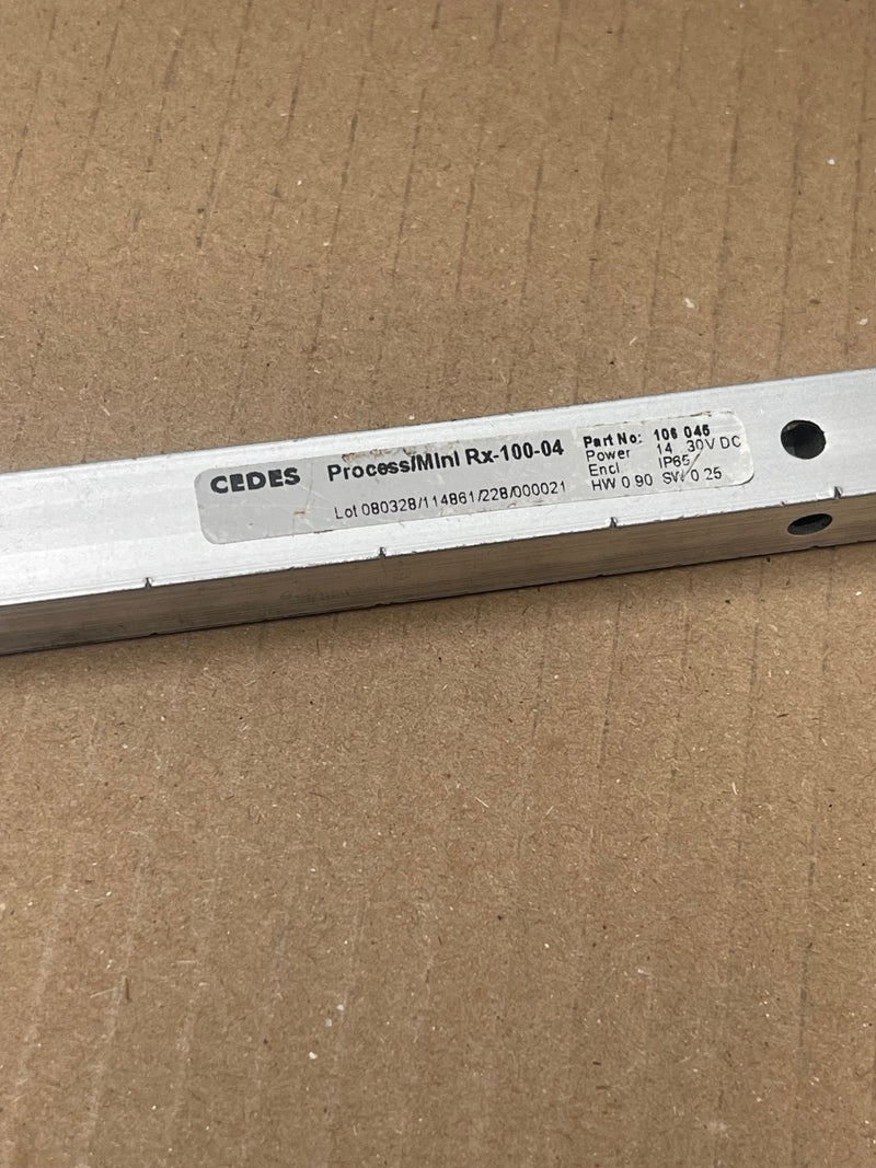 CEDES – 106 046 – ProcessMini Rx‑100‑04 Receiver Sensor, 14–30 VDC, IP65