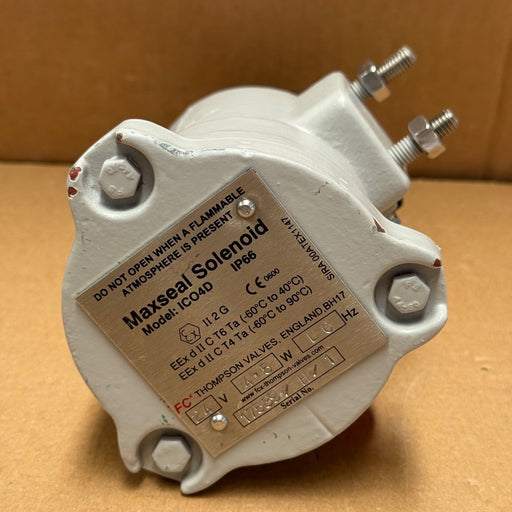Maxseal – ICO4D / Y323AA1H1BS – High-Integrity Solenoid Poppet Valve