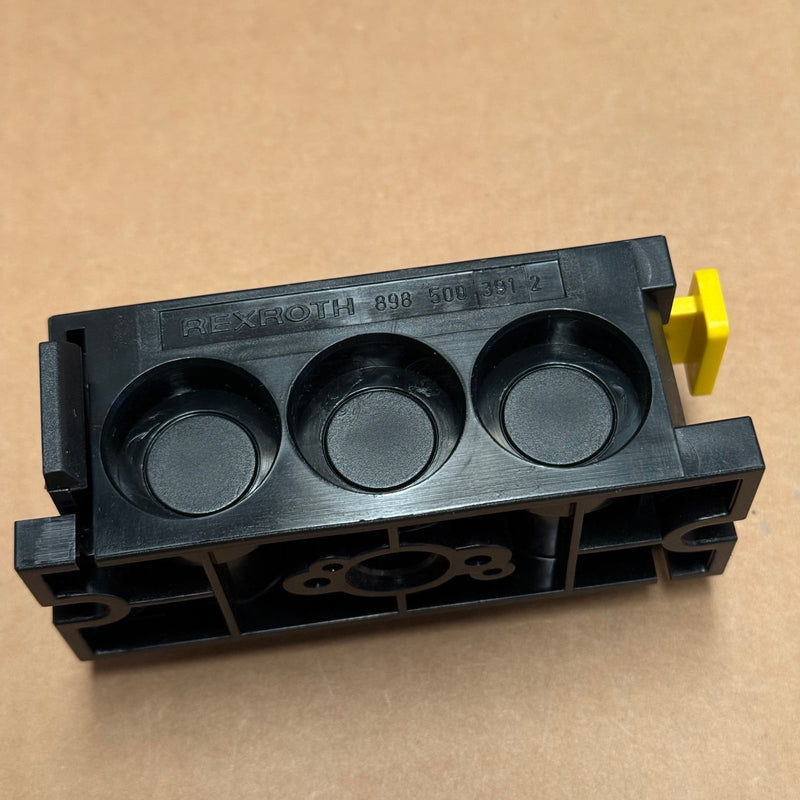 3PCs Rexroth – 8985003912 – Pneumatic Manifold End Plate / Manifold Strip