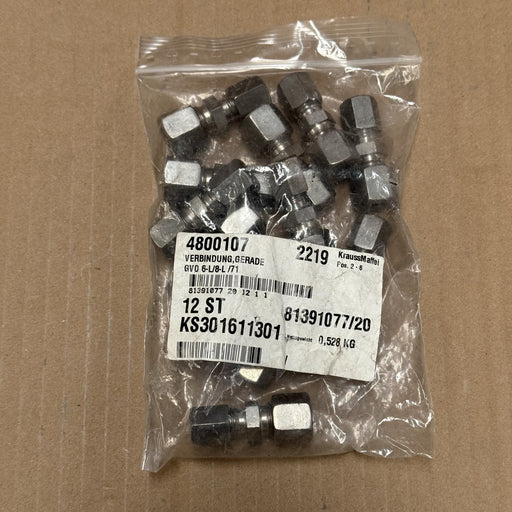 12PCS KRAUSSMAFFEI – KS301611301 / GVO 6-L/8-L/71 – GMO reducer screw connection