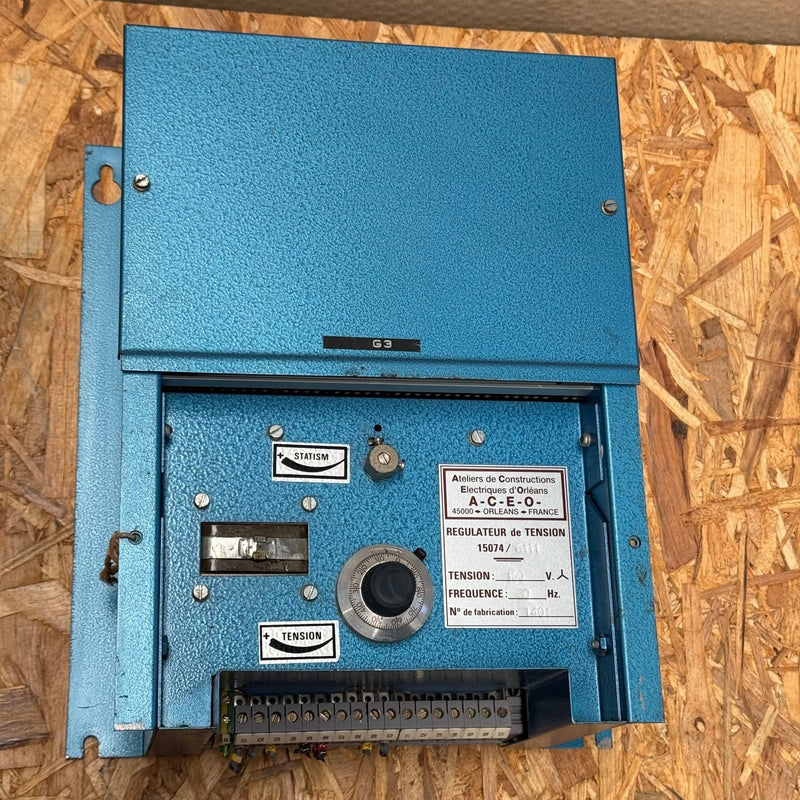 A.C.E.O. – 15074/6111 – Voltage Regulator / Regulateur de Tension (100V, 50Hz)