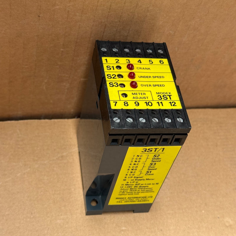 Modex Automation – 3ST/1 – 3-Point Engine Speed Trip Relay