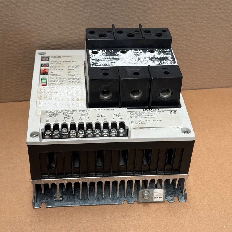 Siemens – 3RW3346-0DC34 – Sikostart AC Semiconductor Motor Starter