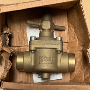 Castel – 6512/11 – Straight Hand-Operated Globe Valve (Capped Line Valve)