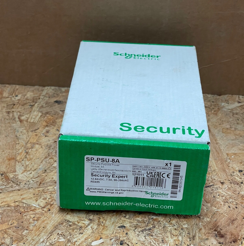 Schneider Electric – SP‑PSU‑8A – Security Expert 12 V 8 A Power Supply Module