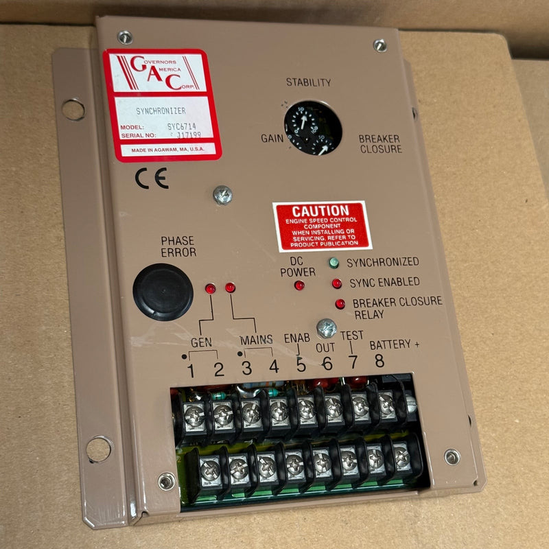 GAC – SYC6714 – Automatic Generator Synchronizer Module