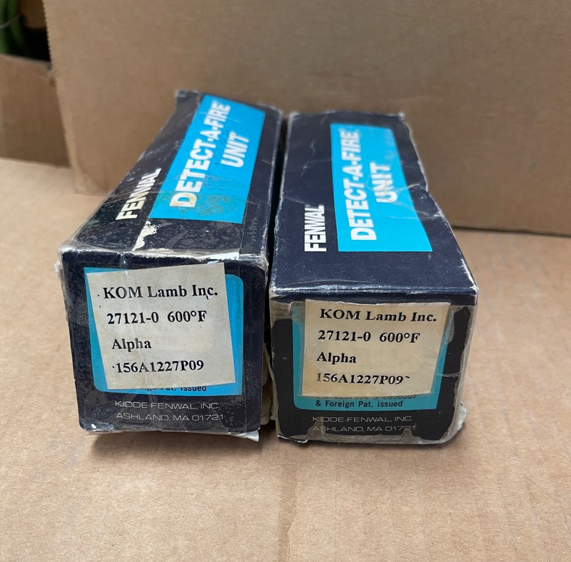 Kidde Fenwal – 27121‑0 / 156A1227P09 – Detect‑A‑Fire Heat/Flame Detector