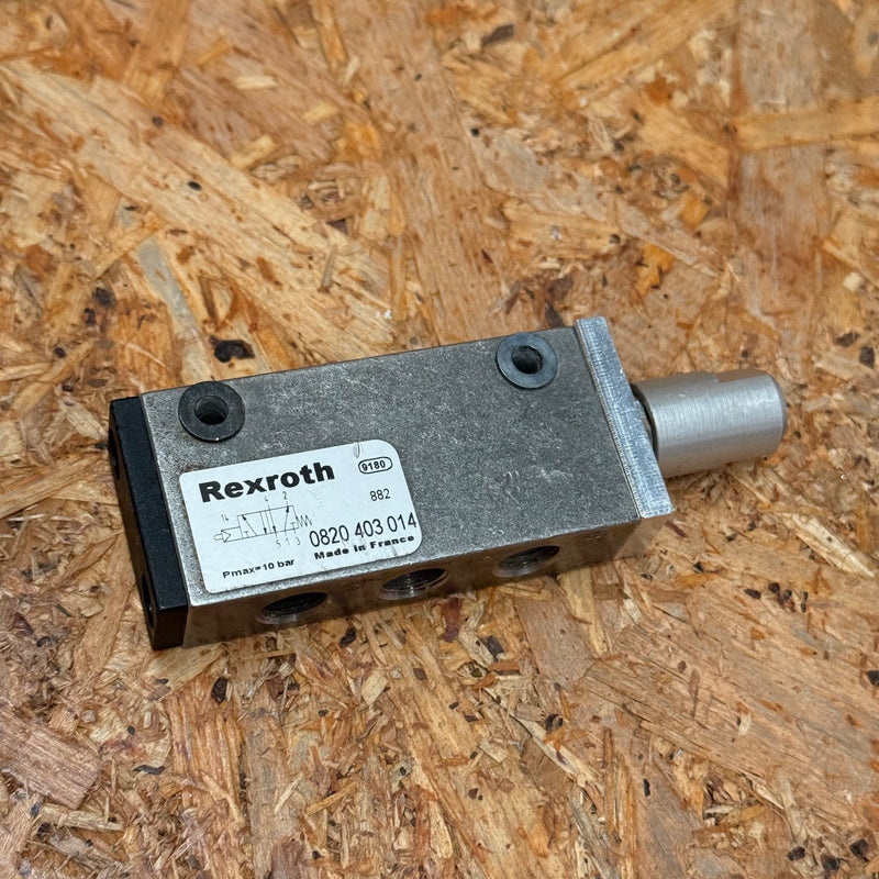 Bosch Rexroth – 0820403014 – 5/2-Way Mechanical / Roller Lever Pneumatic Valve