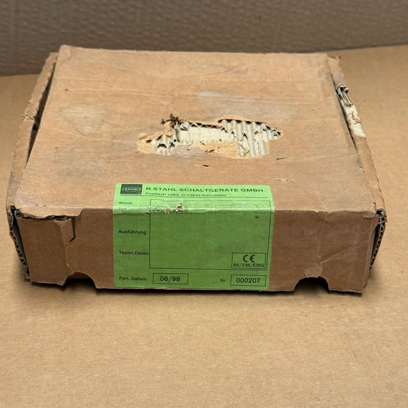 R. Stahl – 8003/2 – Series 8003 Operator Control / Switching Device