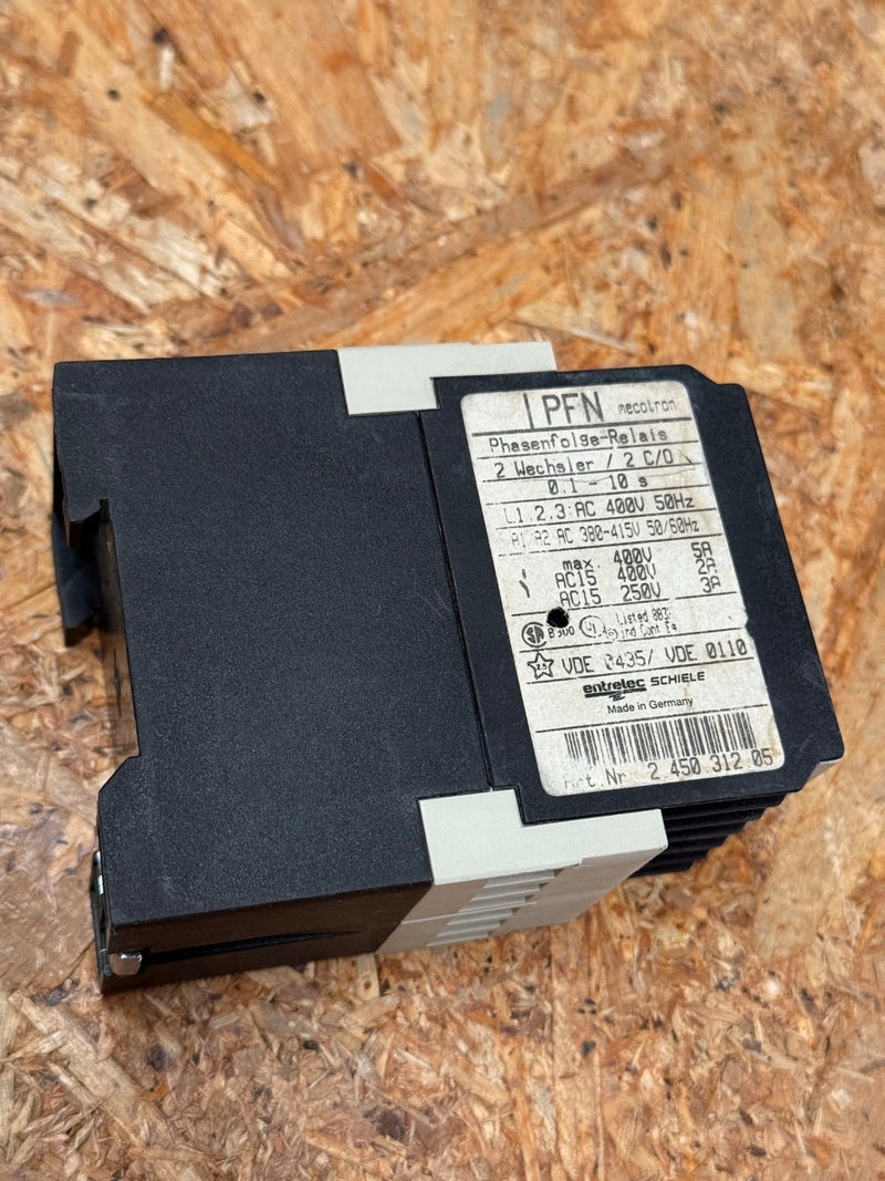 Schiele – 2.450.312.05 – PFN mecotron 3-Phase Sequence, Voltage Monitoring Relay