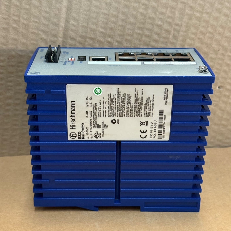 Hirschmann – RS20-0800T1T1SDAEHH06.0.01 – Managed Industrial Ethernet Switch