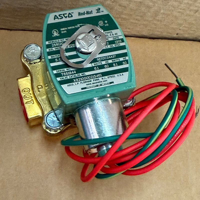 ASCO – X8210G00215461 (8210G002) – Red-Hat 2-Way Solenoid Valve