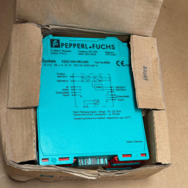Pepperl+Fuchs – 048122 (KSD2-GW-PRO.485) – PROFIBUS DP Gateway Module